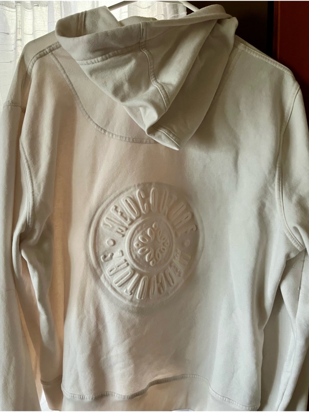 XL Med Couture Cream Pink Zip Hoodie Scrubs Activewear EUC - Picture 4 of 8